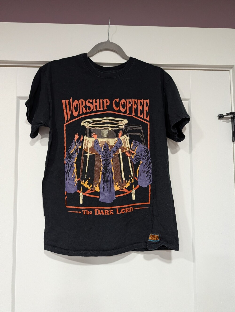 Worship Coffee Graphic T-shirt, Size M